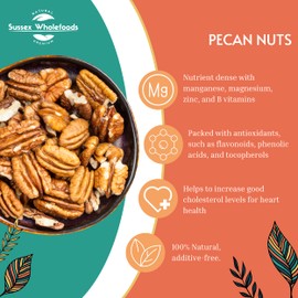 Sussex Wholefoods Pecan Nuts 500g