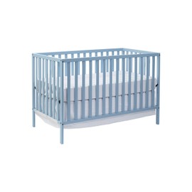 Suite Bebe Palmer 3 in 1 Convertible Crib, Baby Blue