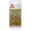 Mundial Bc-333 Gold Nail Scissors 3.5 in. Straight by Mundial