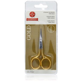 Mundial Bc-333 Gold Nail Scissors 3.5 in. Straight by Mundial