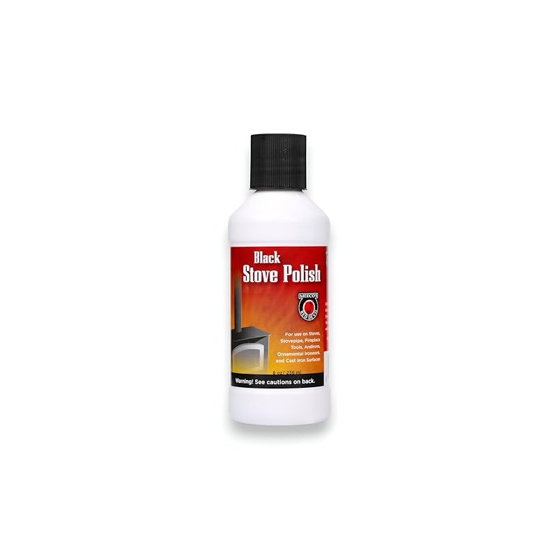 MEECO'S RED DEVIL 401 Black Liquid Stove Polish - Non-toxic