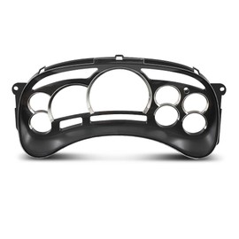 ANDPLAY Instrument Gauge Cluster Lens Cover Chrome Rings Compatible with Chevy Silverado Avalanche Tahoe GMC Sierra Yukon Suburban 2003 2004 2005 2006