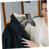 Mobestech 50pcs Sponge Padded Hangers Anti-Skid Foam Cover Suit Protector