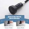 GIMILI Black and Gold Kitchen Faucet with Pull Down Sprayer