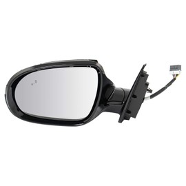 TRQ Left Mirror Drivers Side Compatible with 2016-2018 Kia Sorento KI1320209