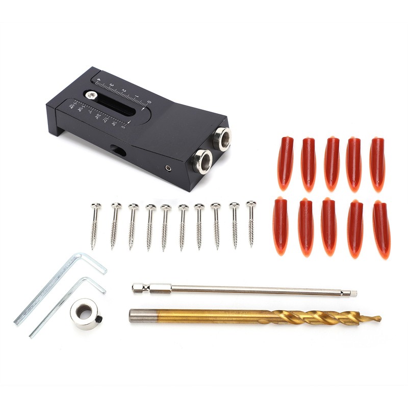 2‑Hole Drilling Guide Locator 15 Degree Positioner Tools Kit for