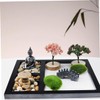 Generic 1set Zen Garden Decoration Kit Miniature Chinese Zen Tray