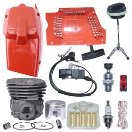 Mtanlo For Husqvarna 346XP 350 351 353 For Chainsaw, 45mm Cylinder Piston Kit, 503 91 05-01/503910501, 537 25 30 02, 537 10 47 02, 537 42 30 01, 537-02-40-03, 5370240-02