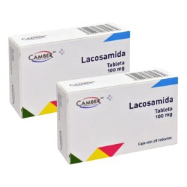 2 Cajas Lacosamida Camber Control Epilepsia 28 Tabs 100 Mg