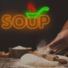 Soup Neon Sign, Soup Led Sign, Soup Neon Light, Food