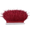 FQTANJU 2 Yards Soft & Natural Ostrich Feathers Fringe Trims