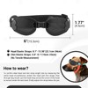 BillionChains Foldable Dog Goggles for Small to Medium Breed Anti-UV