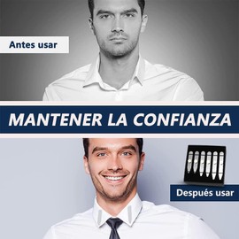 Varillas para Cuello de Camisa con Imanes, Ballenas para Camisas 6 Piezas en 3 Tamaños, Acero Inoxidable, Mantiene Cuello Rígido, Accesorios para Traje y Negocios,Caja de Regalo para Hombres