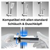 JOHO Shower Rail Stainless Steel with Shower Head Holder and