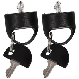 Alriedy 2 Sets Replacement Keys for Pride Mobility Scooters - Easy Pull Key Switch Compatible with Go-Go Elite Traveller/Sport/Victory/Revo/Legend/Celebrity Power Wheelchairs (4 Keys Total)