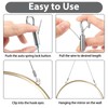 8PCS Adjustable Picture Hanging Wire Kit,Frame,Mirror Hanging Kit,6.6FT Heavy Duty