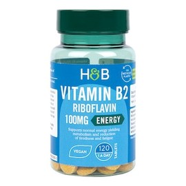Holland & Barrett Vitamin B2 + Riboflavin 100mg 120 Tablets