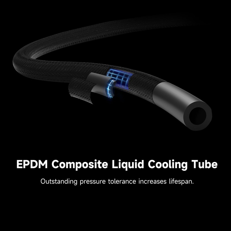 PCCOOLER Liquid CPU Cooler ARGB Display, 360mm AIO with 2.8-Inch