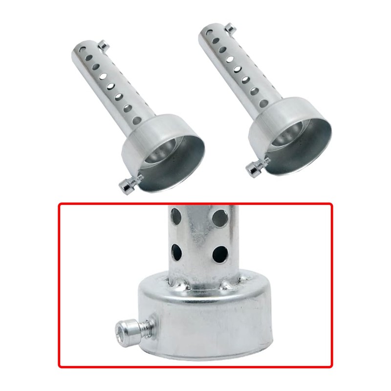 Riloer 1 x 45 mm universal motorcycle exhaust silencer DB