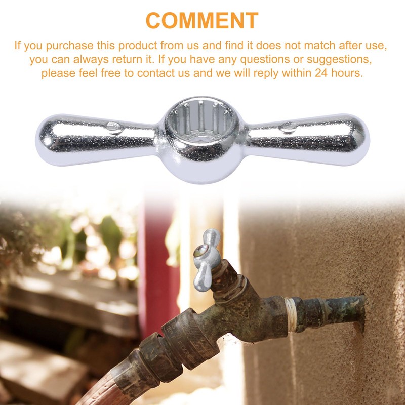VIDABTE PP806-15 01-5097 Lawn Faucet Hose Bibb Tee Handle, Outdoor