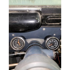 Factory Tach Clock Column Mnt Bracket Kit V8 I6 Jeep CJ5 CJ7 Scrambler Made USA