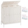 SETVSON Laundry Hamper with Lid 132 L, (35 Gallons) Clothes