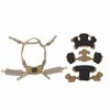 Helmet Dial Suspension System Chin Strap Helmet Padding Kit for