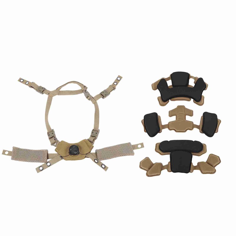 Helmet Dial Suspension System Chin Strap Helmet Padding Kit for