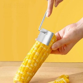 Corn Shucker | 2 Pack Stainless Steel Corn Cob Scraper,Peeling Gadget, Kitchen Kernel Separator, Household Grater for Barbecue, Picnic