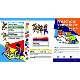 Hayes Preschool Progress Report Cards, 10 Per Pack (Ages 4-5)