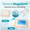 Dimora Silicone Foam Dressing 6"x6" Bedsore Adhesive Border (20 Packs)