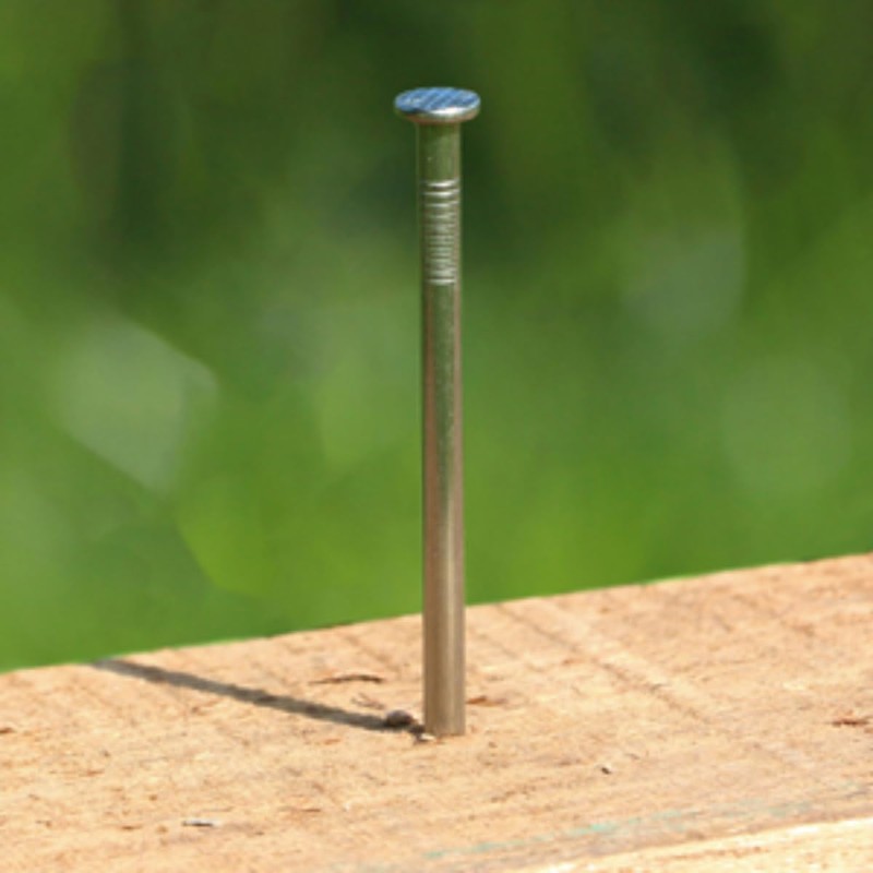 Galvanised Round Wire Nails - 40mm Length (Pack of 140)