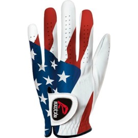 RAULAM INTERNATIONAL USA Flag Golf Gloves Perfect Grip for Men and Women (Men's Large, Left)