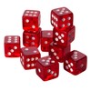 Big Cherry Dice, 10 x 16mm Round Corner Spot -