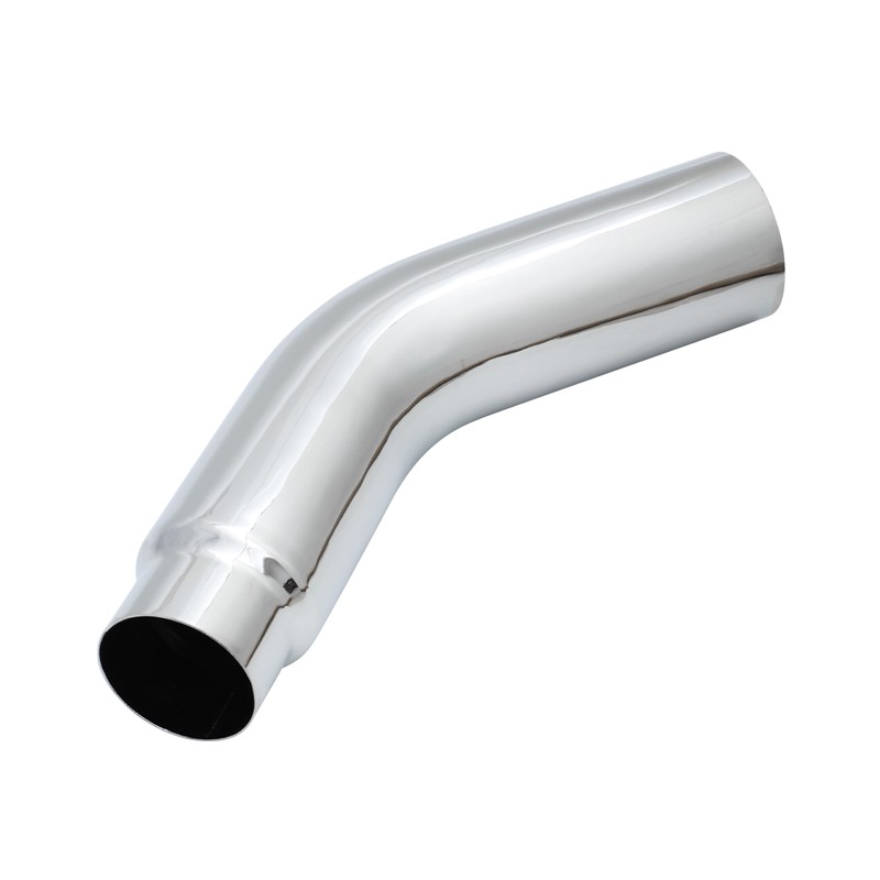 Chromed Exhaust Elbow,6" * 23", 5"ID, 45 Degree