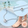 Ankle Chain M Chain Anklet Silver Anklet with Initial Silver