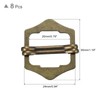 QUARKZMAN Pack of 8 Metal Adjustable Slider Buckles, 20 mm