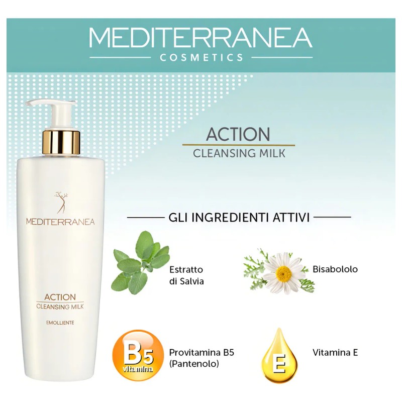 Leche Desmaquillante Limpiadora Mediterranea Cosmetic 400 Ml