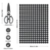 Kawlity 2-Pack Non-Slip Sink Pads with Scissors (11.8x15.7 Inch) -