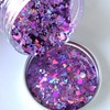 LoveOurHome 150g Chunky Body Glitter Holographic Purple Star Moon Heart