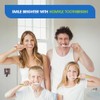 Homvle- 100 Paquetes de Cepillos de Dientes Desechables con Pasta