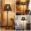 Lampshade Black Lamp Shade (8+6)" Top x (14+12)" Bottom x