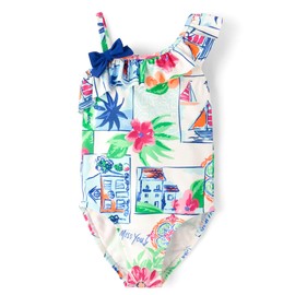 Gymboree,Girls,and Toddler One Piece Swimsuit,Bon Voyage,3T