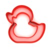 Custom Cutters Duck Shape Cookie Cutters | Set of 2