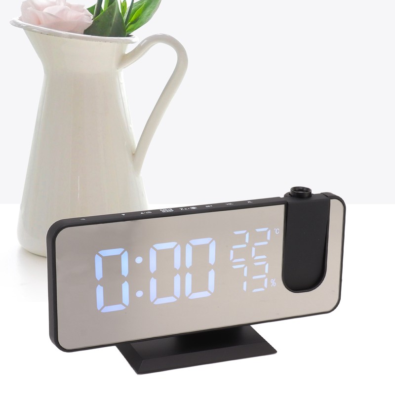 FM Radio LED Digital Smart Alarm Clock LED Digital Projection
