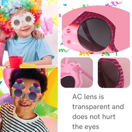 HMYCL Party Sunglasses 8 Pack, Party Favors Glasses, Hawaiian Eyewear Party Photo Booth Props, Party Bag Fillers for Adults Funky Glasses for Fancy Dress Costume, Birthday, Cosplay Party