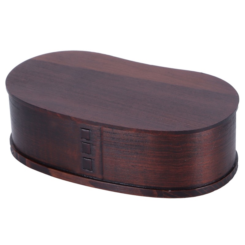Portable Lunch Box Set Japanese Wooden Food Storage Container for