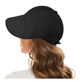 Jogoi Sombrero de Sol para Mujer Gorra Ajustable Visera Verano Plegable Transpirable Secado Rápido para Ciclismo Pesca Senderismo