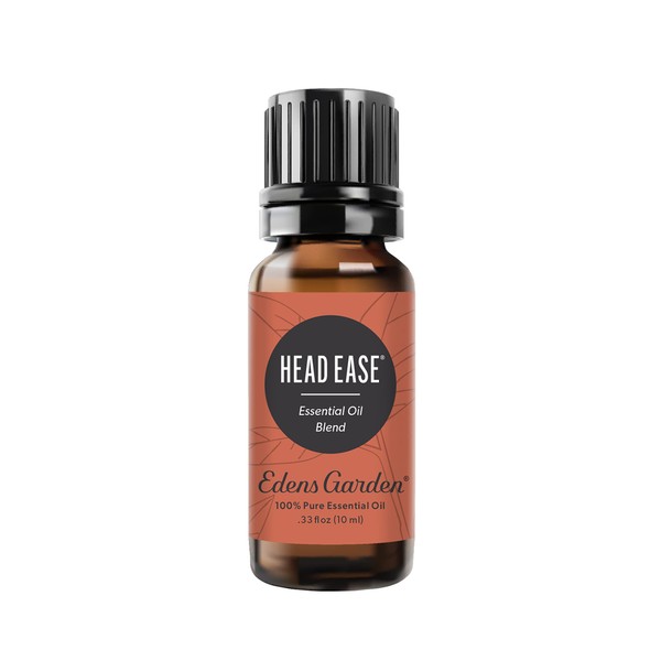 Edens Garden Head Ease Essential Oil Synergy Blend, 100% Pure Therapeutic Grade (Undiluted Natural/Homeopathic Aromatherapy Scented Essential Oil Blends) 10 ml