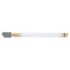 Akozon Glass Cutter, Oil Feed Glass Cutter Professional Plastic Handle